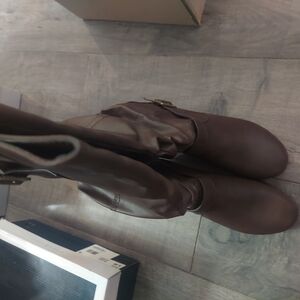 Journee Collection Over the Knee Brown Boots NWOT